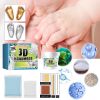 Dowmoo 3D Handmade Commemorative Model, Lovers Festival Homemade Crafts Three-Dimensional Hand And Foot Plaster Gift
