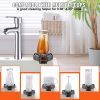 VEVOR Glass Rinser, 10 Powerful Spraying Jets 360Â° Rotating Cup Rinser for Sink